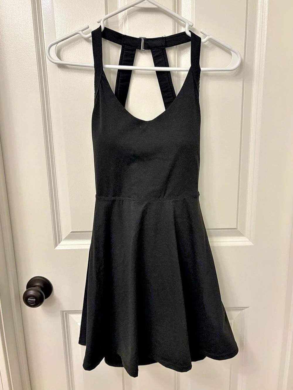 Jafinsy Brand Easy Peezy Athletic Tennis Dress Black Mini Dress Size Small
